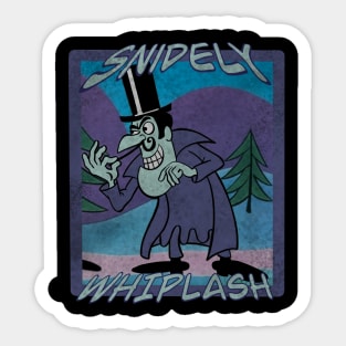 Retro Cartoon Villain Sticker